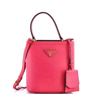 Prada Panier Bucket Bag Saffiano Leather Small