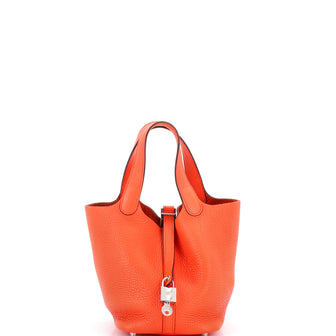 Hermes Picotin Lock Bag Clemence PM