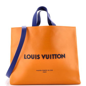 Louis Vuitton Shopper Tote Leather MM