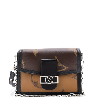 Louis Vuitton Dauphine Shoulder Bag Reverse Monogram Giant MM