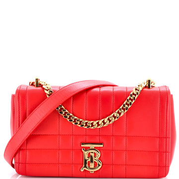 Burberry Lola Shoulder Bag Quilted Lambskin Small