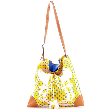 Hermes Silky City Bag Printed Silk and Leather PM