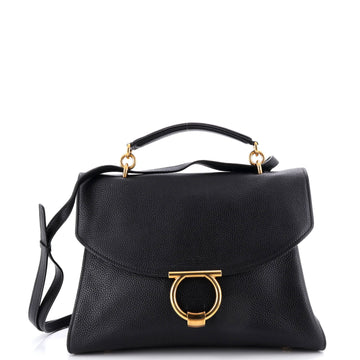 Salvatore Ferragamo Margot Satchel Leather Large