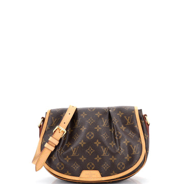 Louis Vuitton Menilmontant Handbag Monogram Canvas PM