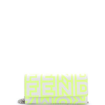 Fendi x Marc Jacobs Wallet on Chain Printed Leather