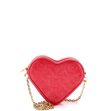 Louis Vuitton Coeur Heart on Chain Bag Monogram Embossed Lambskin