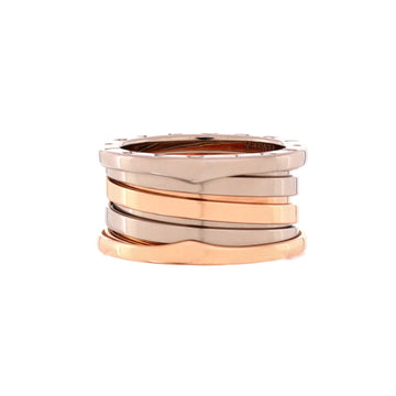 Bvlgari B.Zero1 Four Band Ring 18K Rose Gold and 18K White Gold