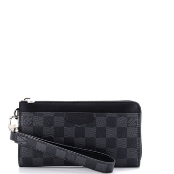 Louis Vuitton Zippy Dragonne Wallet Damier Graphite