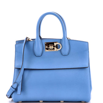 Salvatore Ferragamo Studio Satchel Leather Small