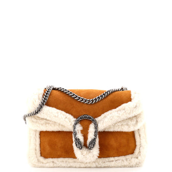Gucci Dionysus Bag Suede with Shearling Medium