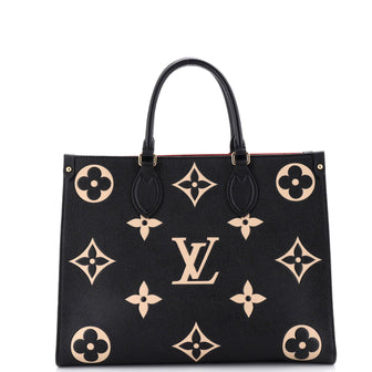 Louis Vuitton OnTheGo Tote Bicolor Monogram Empreinte Giant MM