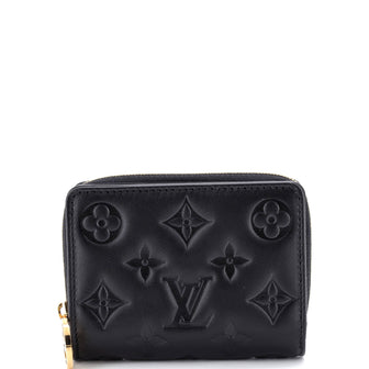 Louis Vuitton Coussin Lou Wallet Monogram Embossed Lambskin