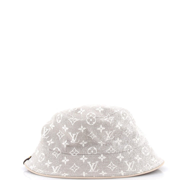 Louis Vuitton Bob Bucket Hat Monogram Jacquard Denim