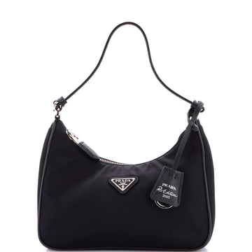 Prada Re-Edition 2005 Hobo Tessuto with Saffiano Leather Mini