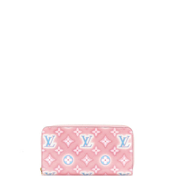 Louis Vuitton Zippy Wallet Limited Edition Valentine Floral Monogram Vernis