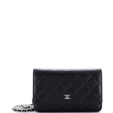 Chanel Wallet on Chain Quilted Caviar