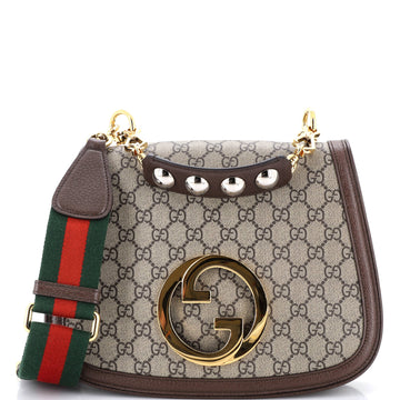 Gucci Blondie NM Top Handle Bag GG Coated Canvas Medium