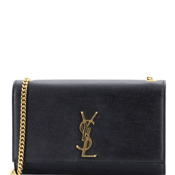 Saint Laurent Classic Monogram Crossbody Bag Grainy Leather Medium