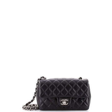 Chanel Classic Single Flap Bag Quilted Lambskin Mini