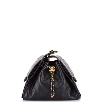 Chanel 25 Hobo Bag Quilted Caviar Small