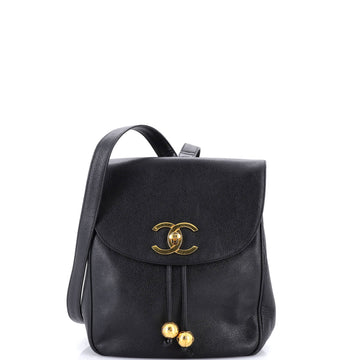 Chanel Vintage CC Pocket Backpack Caviar Small