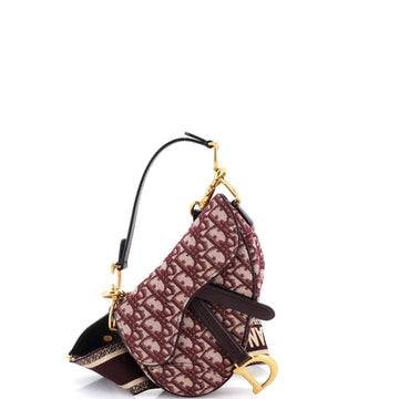 Christian Dior Saddle Handbag Oblique Canvas Mini