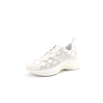 Gucci Women's Run Sneakers Crystal GG Embellished Mesh