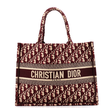 Christian Dior Book Tote Oblique Canvas Medium