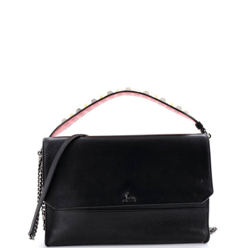 Christian Louboutin Loubiblues Pouch Shoulder Bag Leather