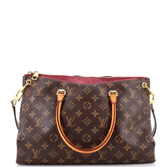 Louis Vuitton Pallas Tote Monogram Canvas with Leather