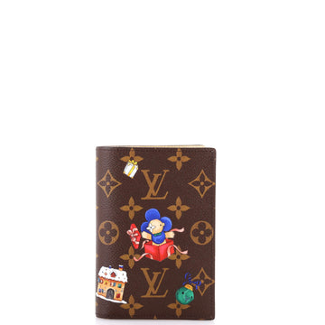 Louis Vuitton Passport Cover Limited Edition Vivienne Xmas Monogram Canvas