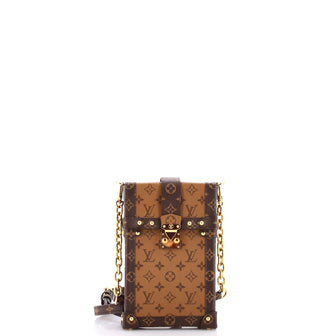 Louis Vuitton Vertical Trunk Pochette Reverse Monogram Canvas