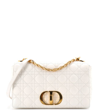 Christian Dior Caro Bag Cannage Quilt Calfskin Medium