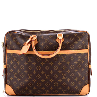 Louis Vuitton Porte-Documents Voyage Soft Compartment Briefcase Monogram Canvas