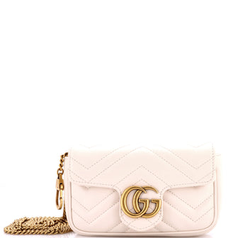 Gucci GG Marmont Flap Bag Matelasse Leather Super Mini