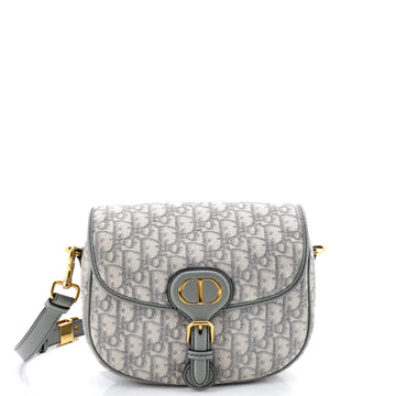 Christian Dior Bobby Flap Bag Oblique Canvas Medium
