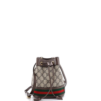 Gucci Ophidia Bucket Bag GG Coated Canvas Mini