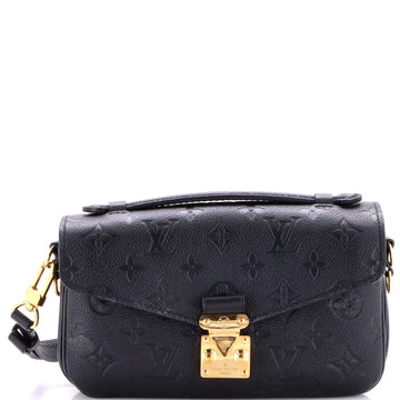 Louis Vuitton Pochette Metis Monogram Empreinte Leather East West