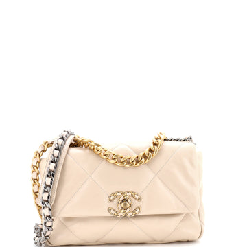 Chanel 19 Flap Bag Quilted Leather Medium