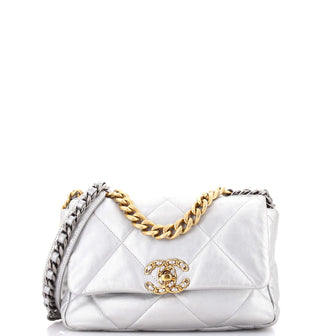 Chanel 19 Flap Bag Quilted Leather Medium