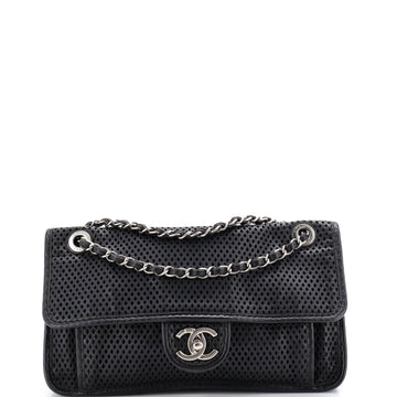 Chanel Up In The Air Flap Bag Perforated Leather Medium