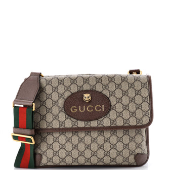 Gucci Neo Vintage Flap Messenger GG Coated Canvas Medium