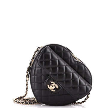 Chanel CC in Love Heart Bag Quilted Lambskin