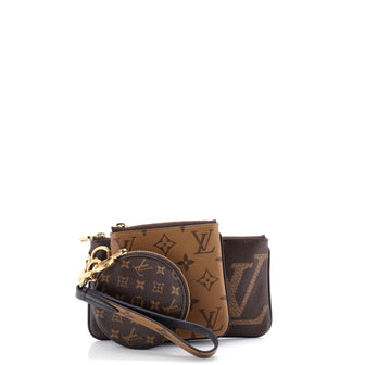 Louis Vuitton Trio Pouch Set Reverse Monogram Giant