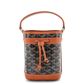 Goyard Petit Flot Bucket Bag Coated Canvas Mini