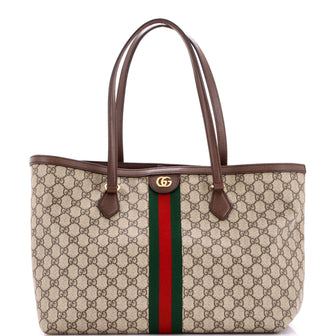 Gucci Ophidia Shopping Tote GG Coated Canvas Medium