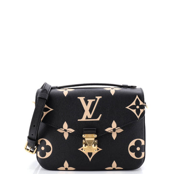 Louis Vuitton Pochette Metis Bicolor Monogram Empreinte Giant East West