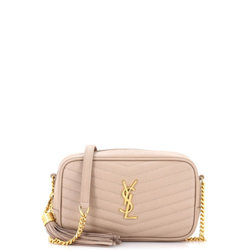 Saint Laurent Lou Camera Bag Matelasse Chevron Leather Mini