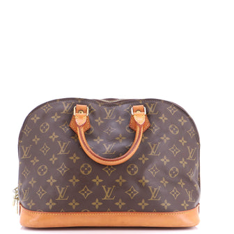 Louis Vuitton Alma Handbag Monogram Canvas MM