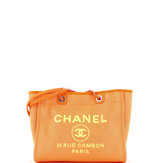 Chanel Deauville NM Tote Mixed Fibers Small